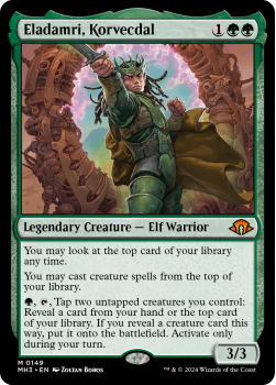 Eladamri, Korvecdal single card from Magic the Gathering