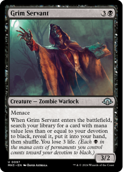Grim Servant single card from Magic the Gathering