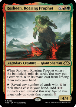 Rosheen, Roaring Prophet single card from Magic the Gathering