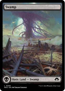 Swamp (FOIL) single card from Magic the Gathering