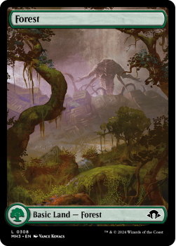 Forest single card from Magic the Gathering