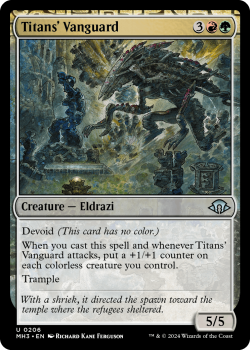 Titans' Vanguard single card from Magic the Gathering