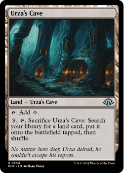 Urza's Cave single card from Magic the Gathering