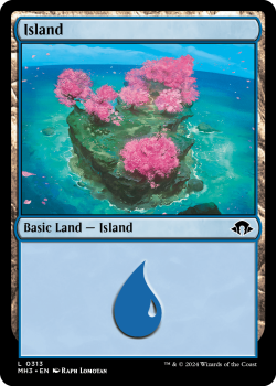 Island single card from Magic the Gathering