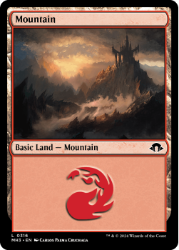 Mountain single card from Magic the Gathering