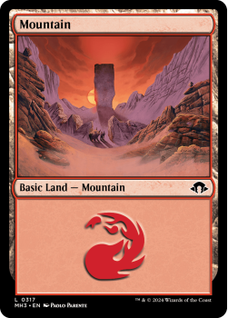 Mountain single card from Magic the Gathering