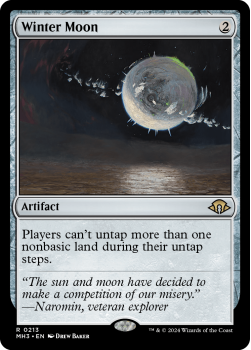 Winter Moon single card from Magic the Gathering