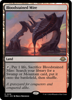 Bloodstained Mire single card from Magic the Gathering