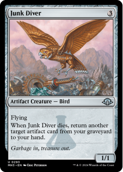 Junk Diver single card from Magic the Gathering
