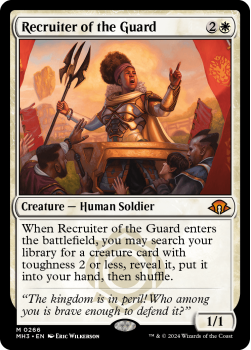 Recruiter of the Guard (FOIL) single card from Magic the Gathering