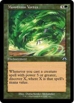 Monstrous Vortex (RETRO) single card from Magic the Gathering