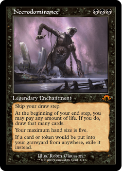 Necrodominance (RETRO) single card from Magic the Gathering