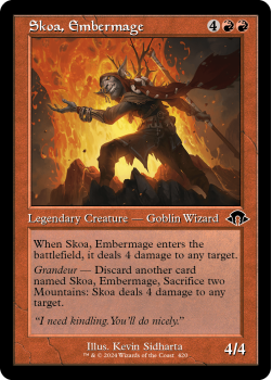Skoa, Embermage (RETRO) single card from Magic the Gathering
