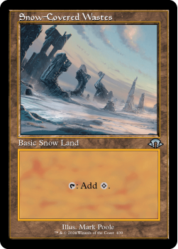 Snow-Covered Wastes (RETRO)(FOIL) single card from Magic the Gathering