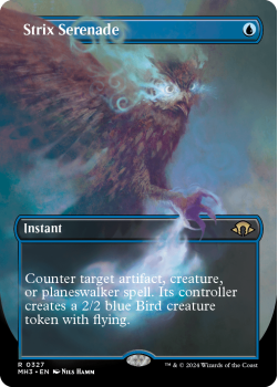 Strix Serenade (BORDERLESS) single card from Magic the Gathering