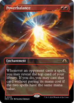 Powerbalance (BORDERLESS) single card from Magic the Gathering