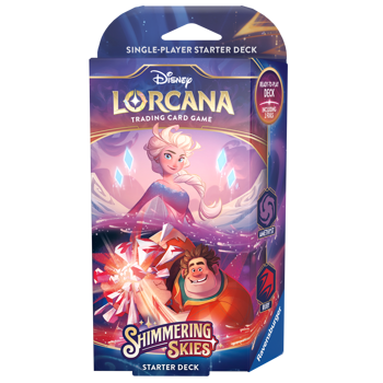 Disney Lorcana Shimmering Skies Starter Set - Elsa & Ralph