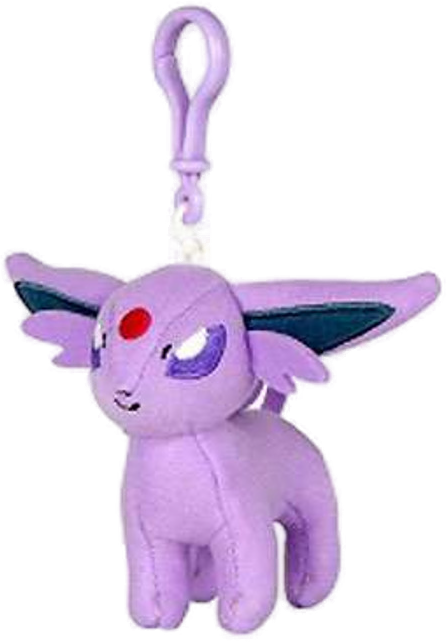 Pokemon Keychain Plush Espeon Official Tomy 10cm