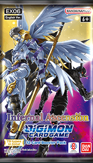 Digimon Card Game - Infernal Ascension Booster Pack EX06 (12 Cards)