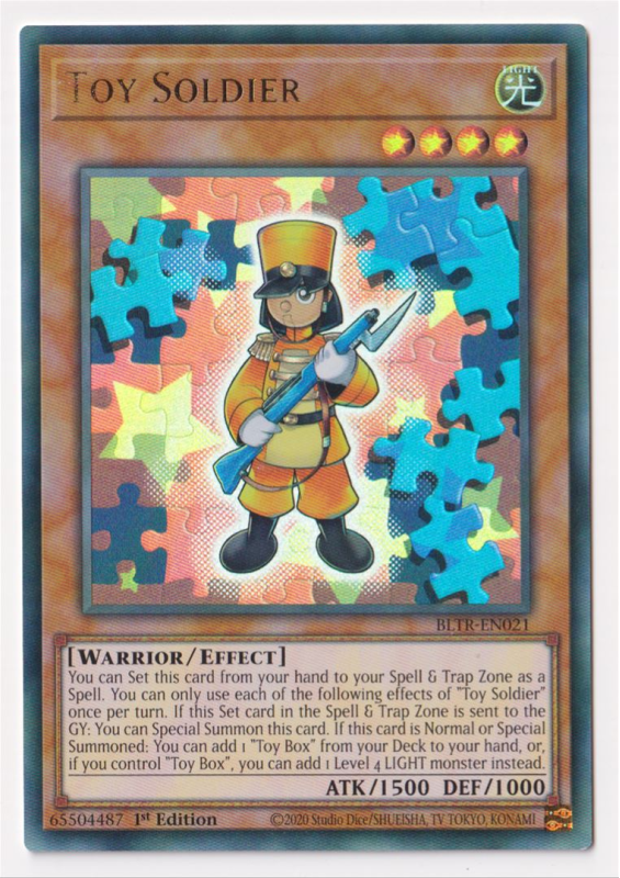 Toy Soldier (Ultra Rare) : BLTR-EN021 - Yu-Gi-Oh! Single Card Toy Soldier (Ultra Rare) : BLTR-EN021 - Yu-Gi-Oh! Single Card