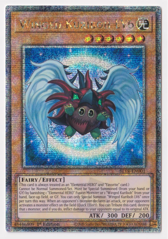 yugioh card winged kuriboh Yu-Gi-Oh yugioh Winged Kuriboh LV10 CRV-JP005 Ultimate Rare NM Japanes main image 0