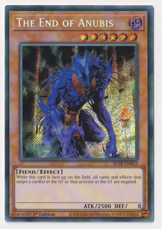 The End of Anubis (Secret Rare) : BLTR-EN052 - Yu-Gi-Oh! Single Card The End of Anubis (Secret Rare) : BLTR-EN052 - Yu-Gi-Oh! Single Card