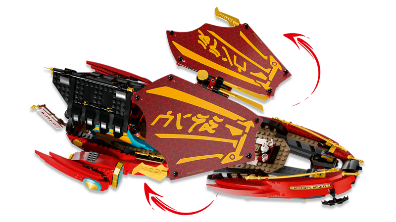 LEGO 71797 NINJAGO Destiny's Bounty Race Against Time Set