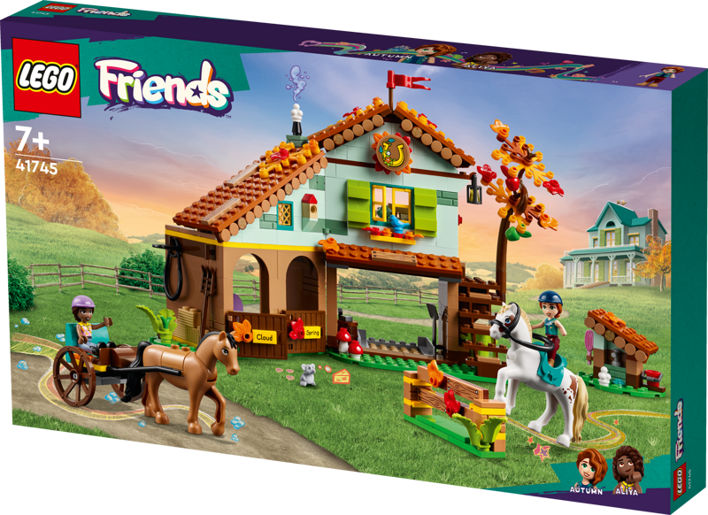 LEGO 41745 Friends Autumn's Horse Stable and Animal Toys Set