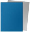 Dragon Shield Blue Silver Dual Matte Sleeves - Standard Size (100 Sleeves) - Image 3