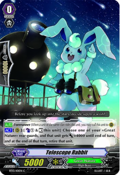 Telescope Rabbit single card from Cardfight!! Vanguard