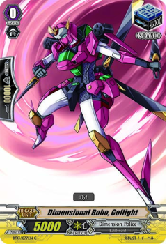 Dimensional Robo, Goflight single card from Cardfight!! Vanguard