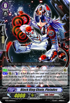 Black Ring Chain, Pleiades single card from Cardfight!! Vanguard