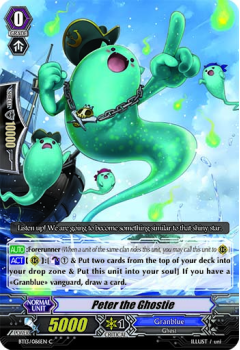 Peter the Ghostie single card from Cardfight!! Vanguard