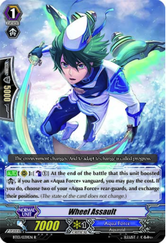 Wheel Assault single card from Cardfight!! Vanguard