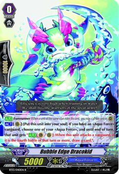 Bubble Edge Dracokid single card from Cardfight!! Vanguard