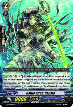 Battle Siren, Calista single card from Cardfight!! Vanguard