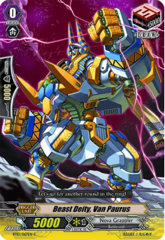 Beast Deity, Van Paurus single card from Cardfight!! Vanguard