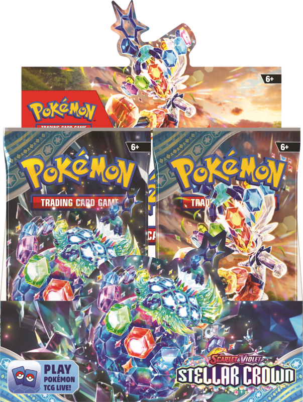 Stellar Crown Booster Box | Pokemon Boosters | Free Shipping Stellar Crown Booster Box | Pokemon Boosters | Free Shipping