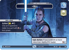 Rey - More Than a Scavenger (SHOWCACE) : 266 SHADOWS OF THE GALAXY - Star Wars Unlimited Single Card