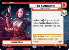 Bo-Katan Kryze - Princess in Exile (HYPERSPACE) : 291 SHADOWS OF THE GALAXY - Star Wars Unlimited Single Card
