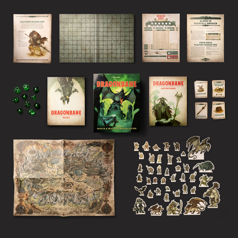Dragonbane Mirth & Mayhem Roleplaying Core Set - Image 12