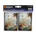 Ultra Pro Bloomburrow 100ct Deck Protector Sleeves White - Image 3
