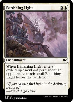 Banishing Light single card from Magic the Gathering
