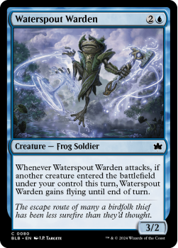 Waterspout Warden (FOIL) single card from Magic the Gathering