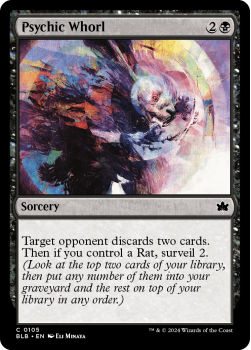 Psychic Whorl single card from Magic the Gathering