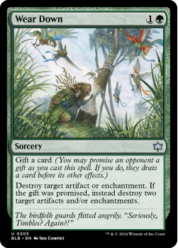 Wear Down single card from Magic the Gathering