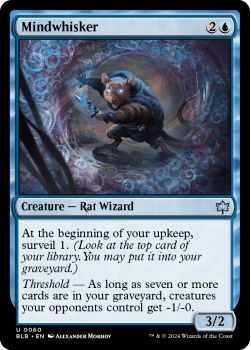 Mindwhisker single card from Magic the Gathering