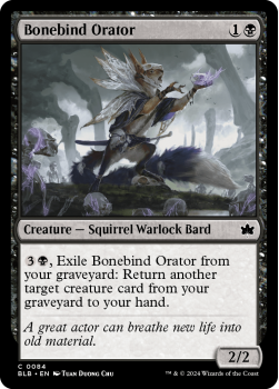 Bonebind Orator single card from Magic the Gathering