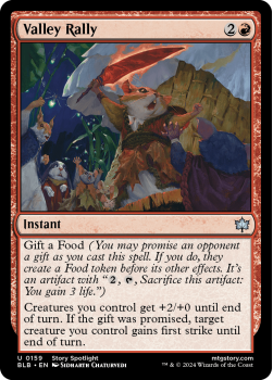 Valley Rally single card from Magic the Gathering