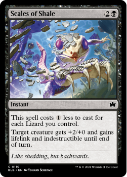 Scales of Shale single card from Magic the Gathering